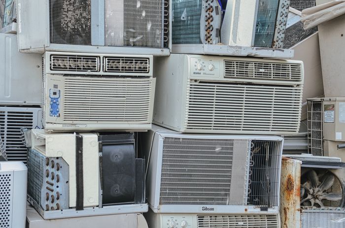 Old window air conditioners