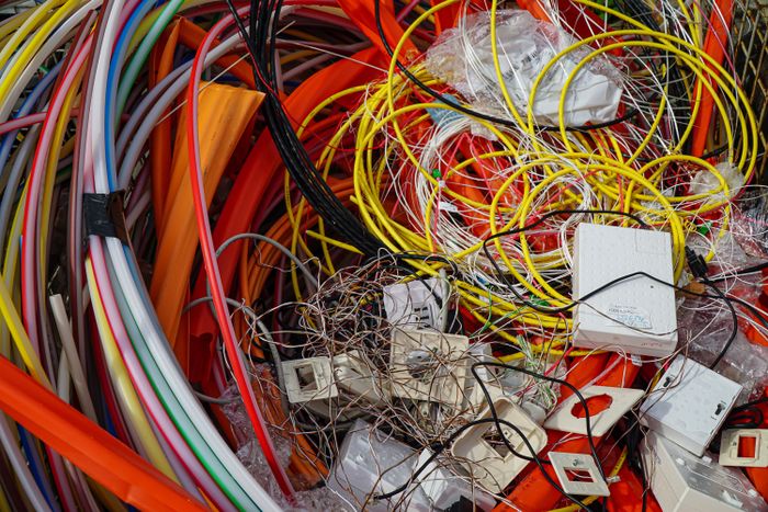 Copper wires and cables for scrap
